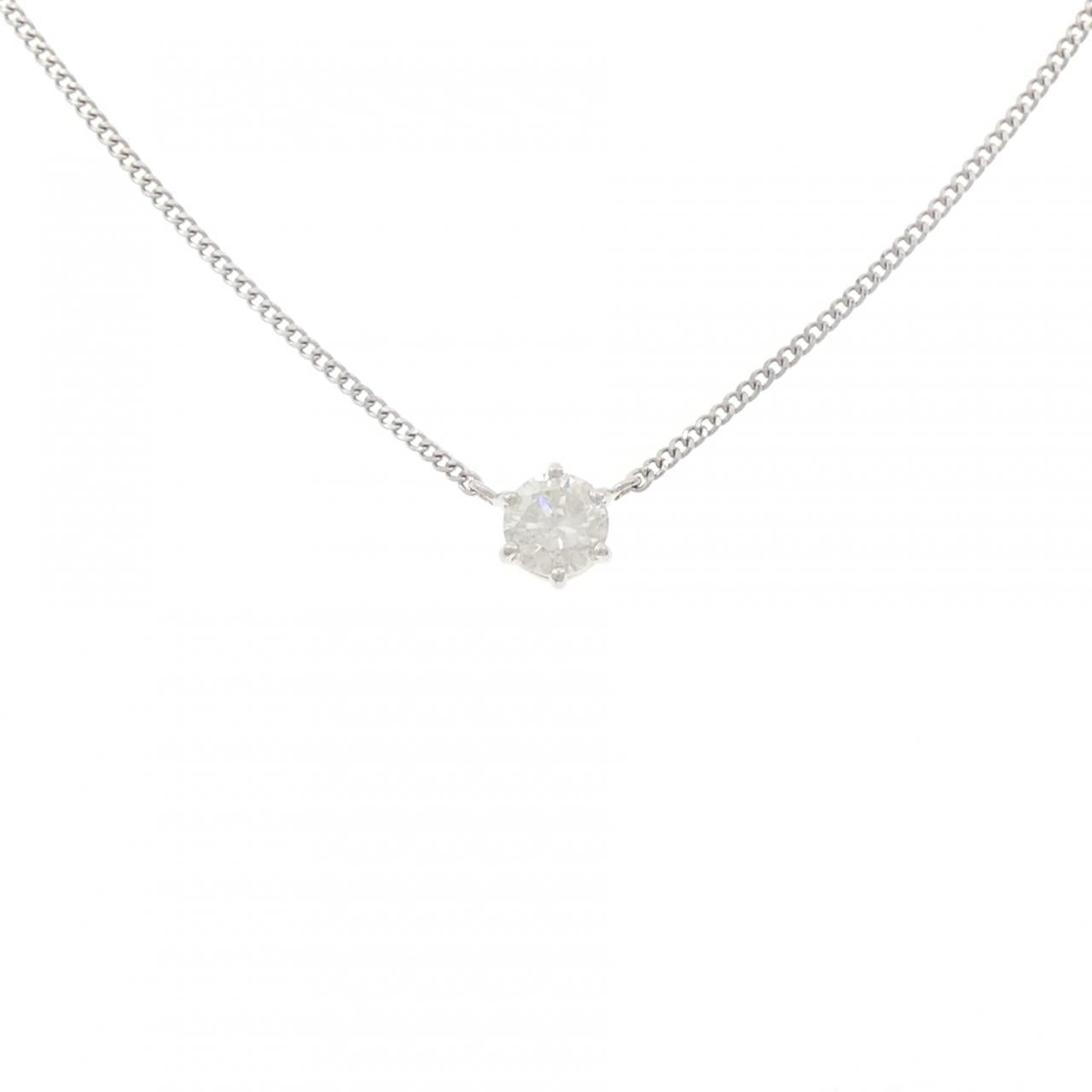 PT850 プラチナ 0.70CT ダイヤモンドネックレス