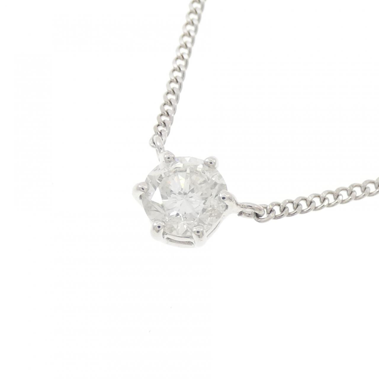 PT850 プラチナ 0.70CT ダイヤモンドネックレス