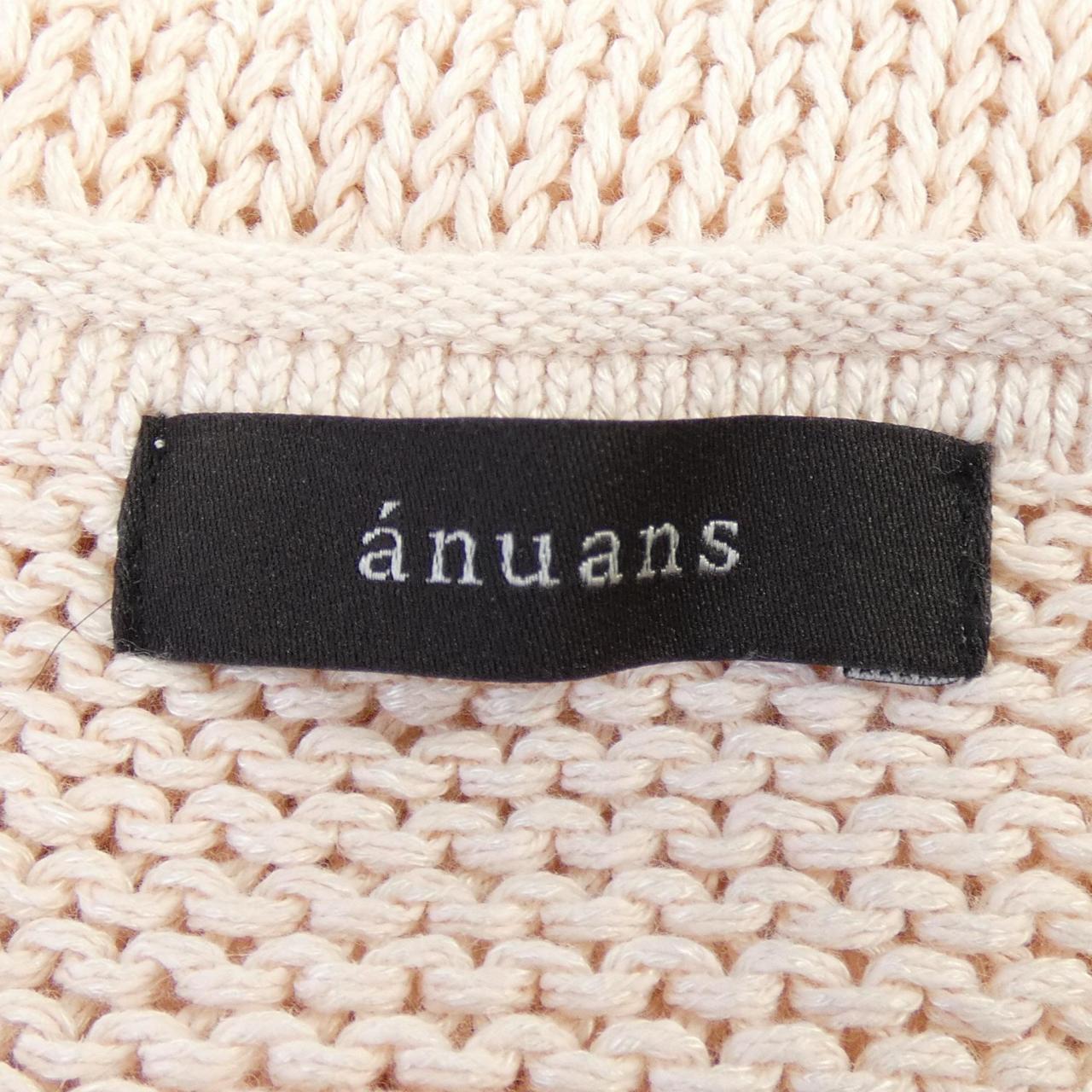 anuans ニットトップス
