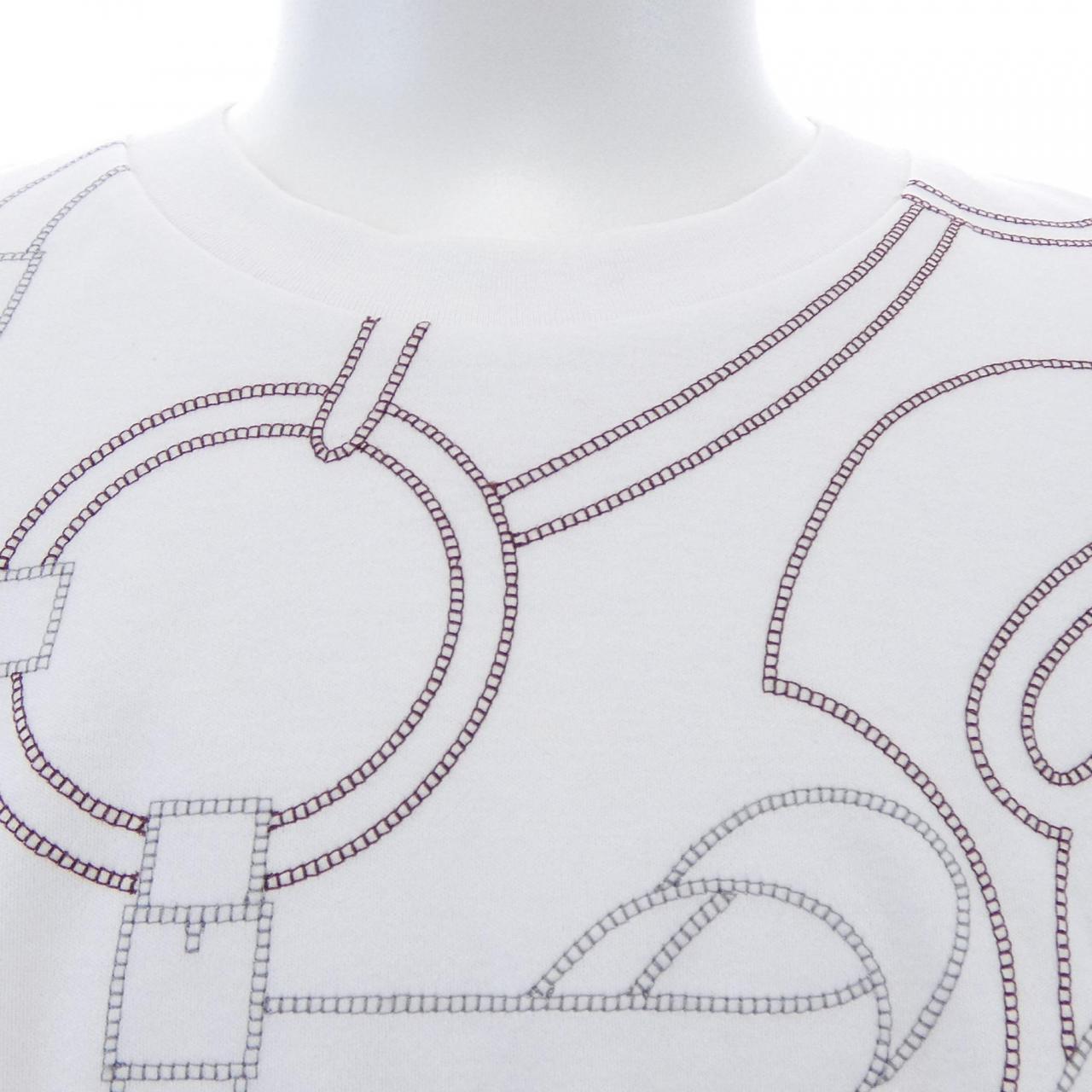 エルメス エプロンドールモザイク コットン Tシャツ