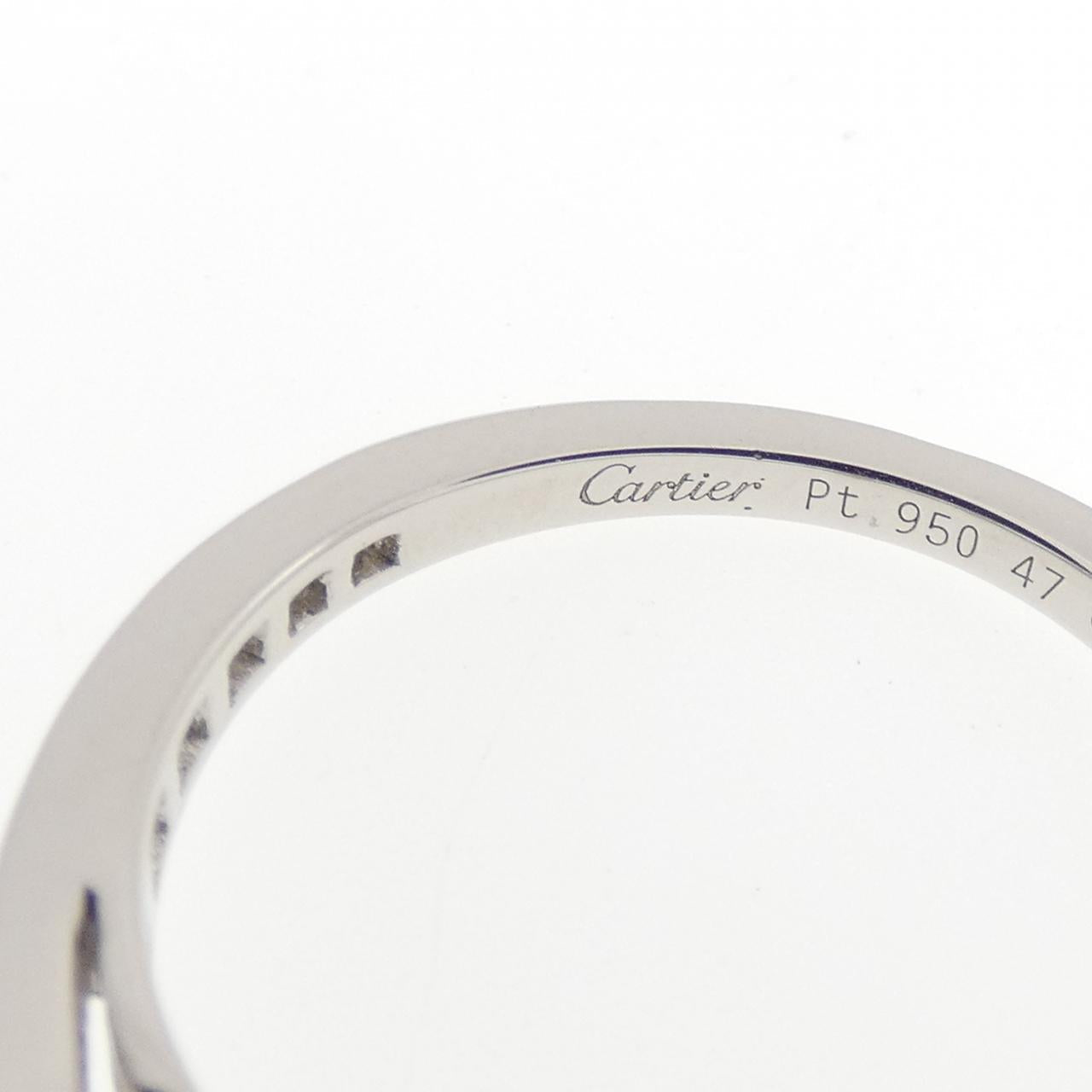カルティエ バレリーナ プラチナ リング 7号