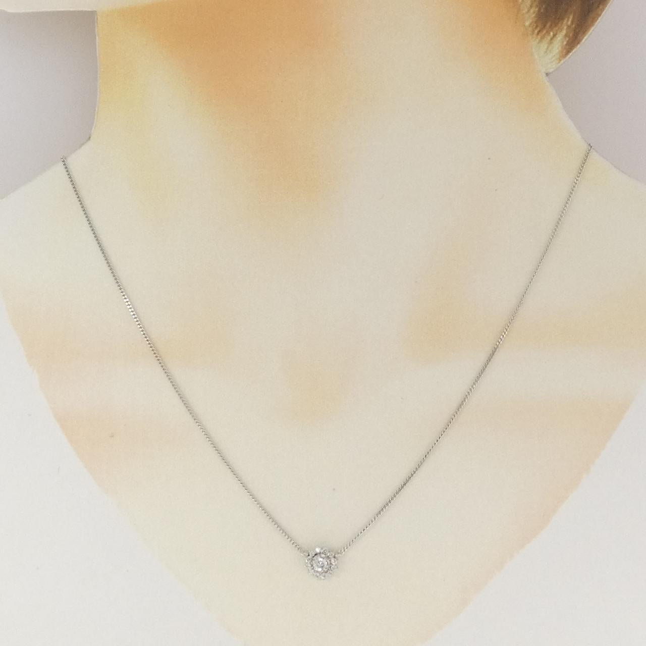 PT850 プラチナ ダイヤモンド ネックレス