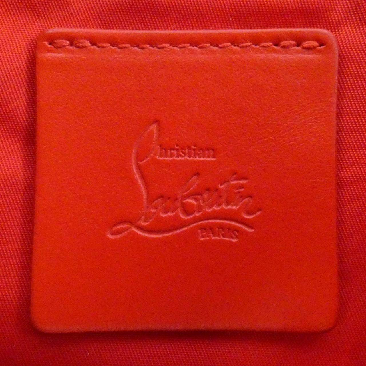 クリスチャンルブタン LOUBICLIC ナイロン レザー バッグ