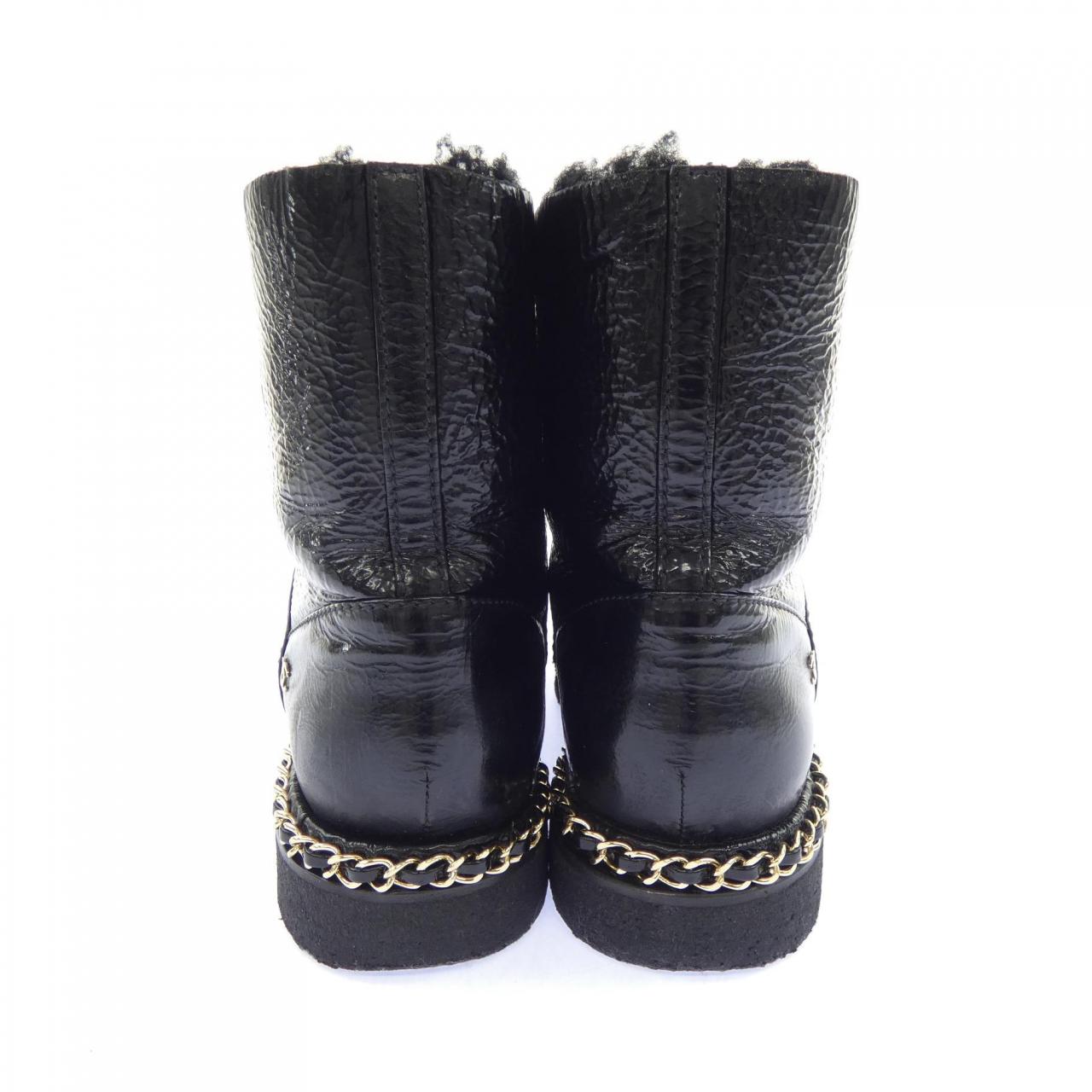シャネル レザーブーツ