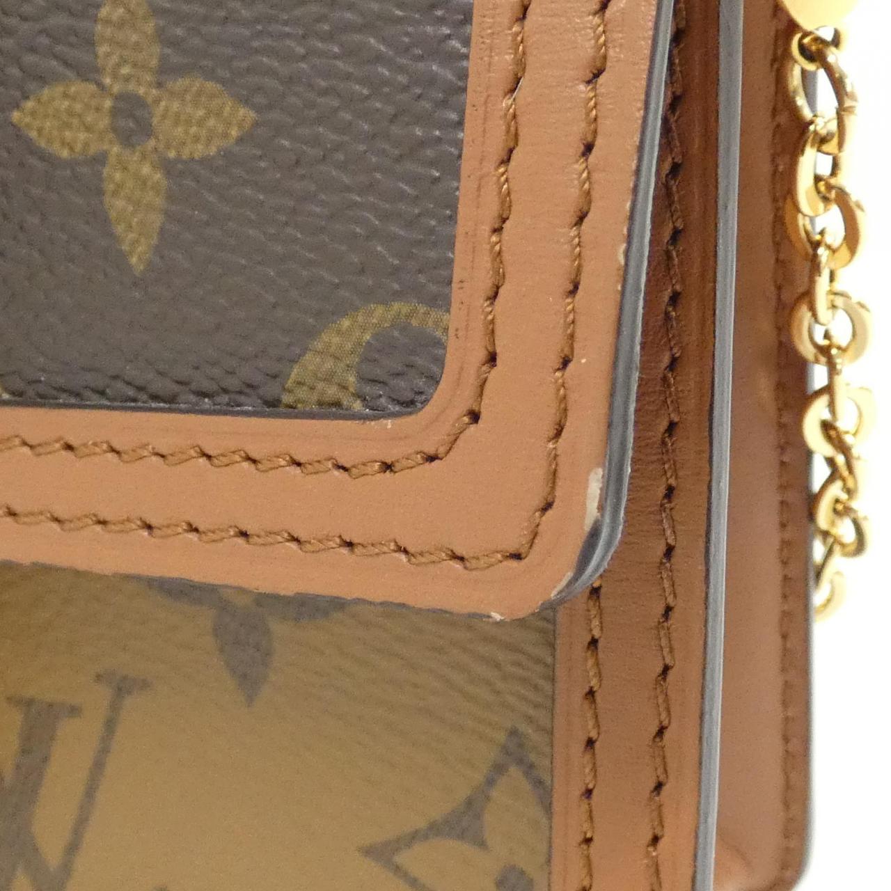 ルイヴィトン ポルトフォイユ・ドーフィーヌ モノグラム・リバース チェーンウォレット