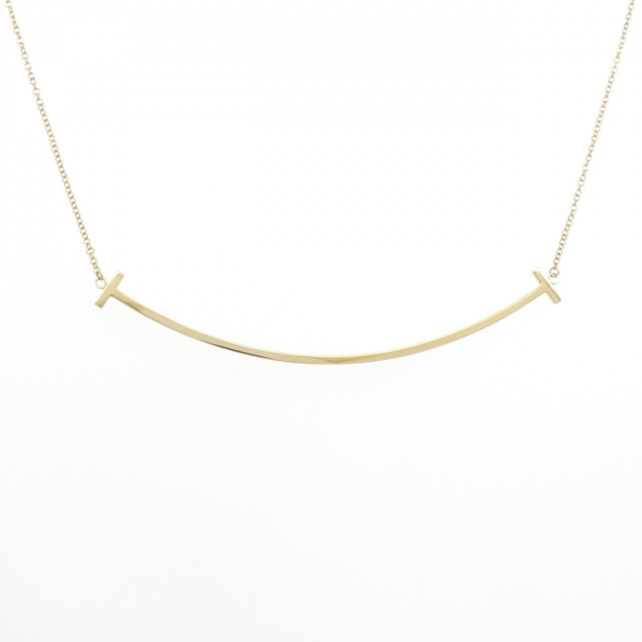 ティファニー Tスマイル 750イエローゴールド ネックレス