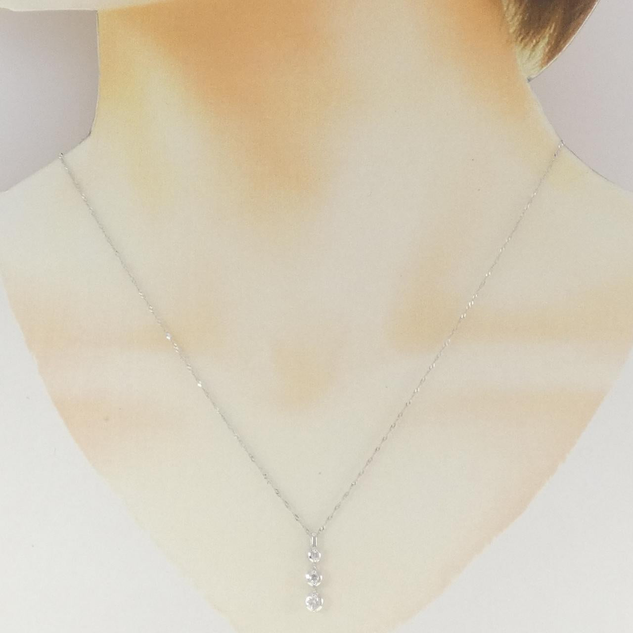 Au750 ダイヤモンドネックレス