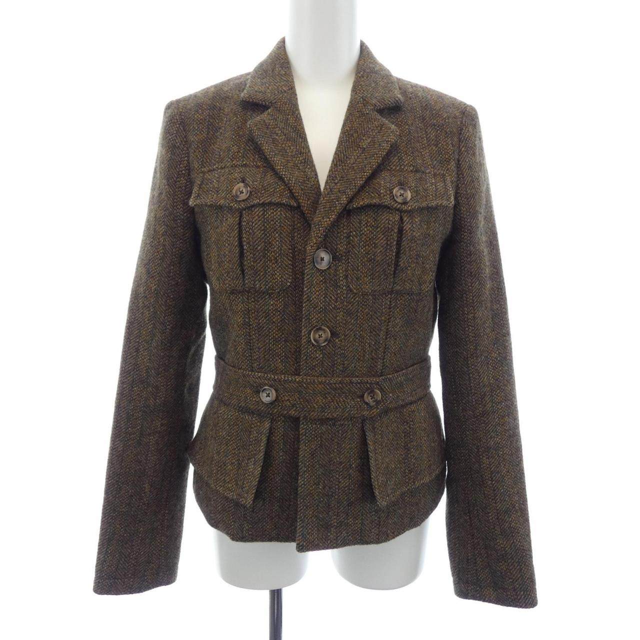 ポロラルフローレン belted wool tweed ジャケット
