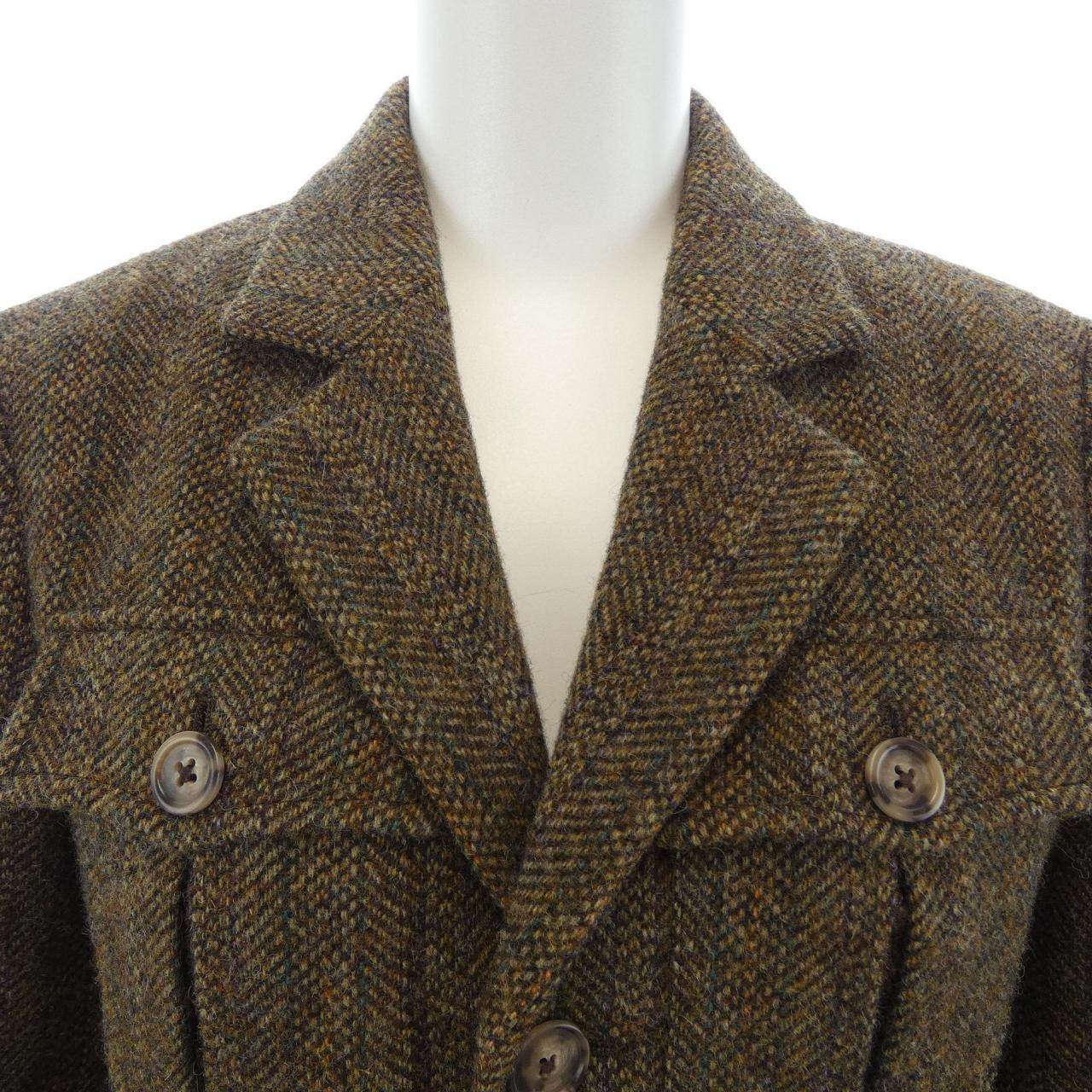 ポロラルフローレン belted wool tweed ジャケット
