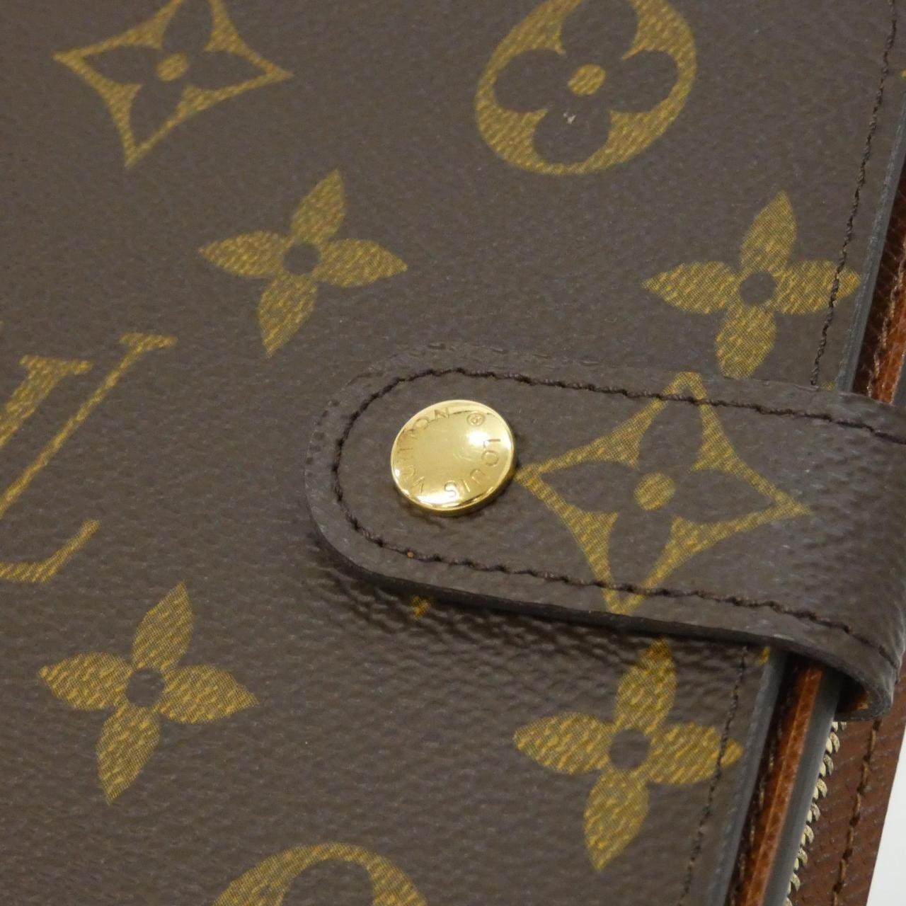 ルイヴィトン モノグラム コンパクトジップ 二つ折り財布
