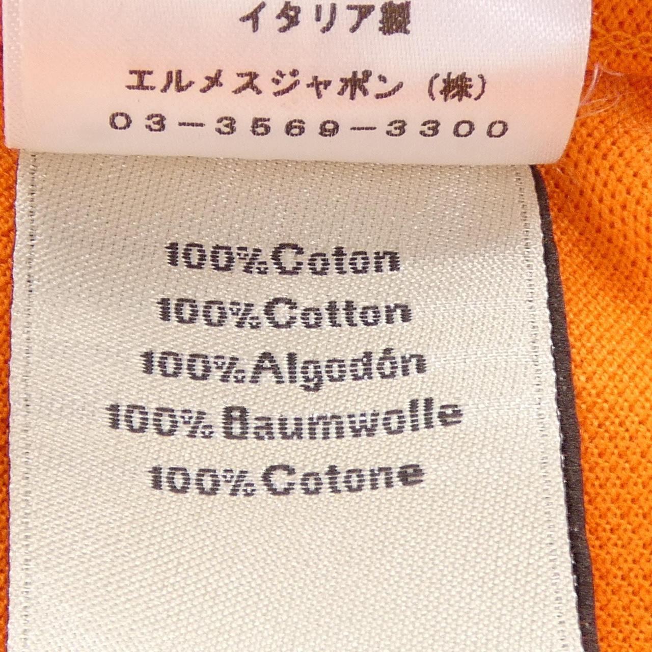 エルメス コットンポロシャツ