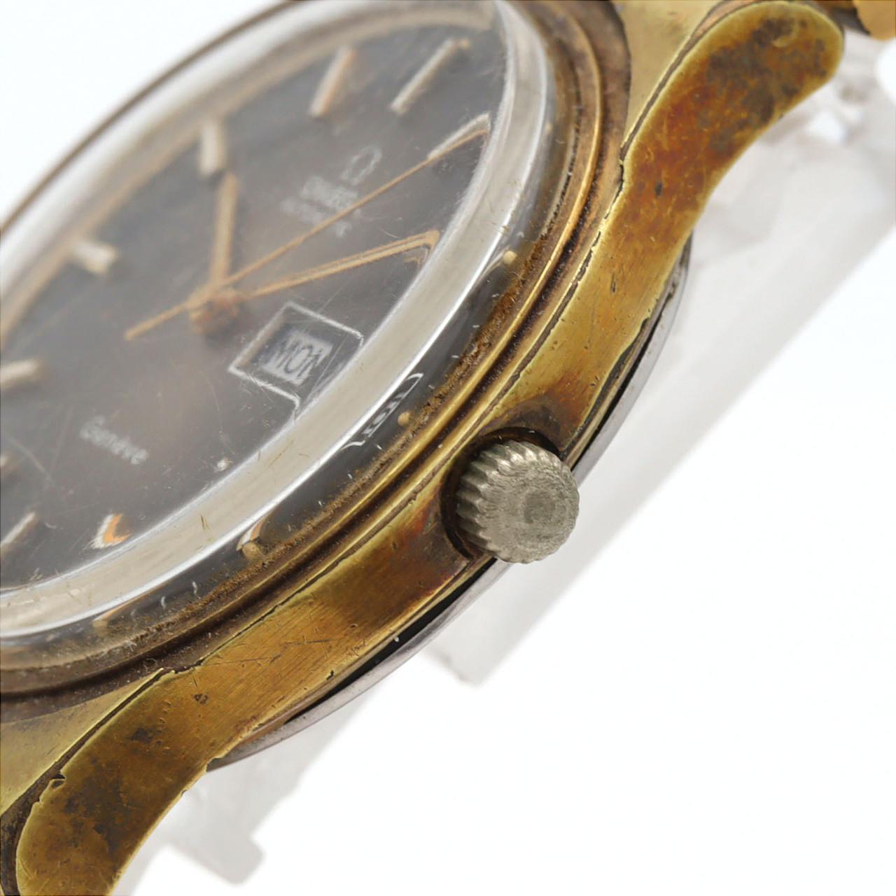 オメガ ジュネーブ 金メッキ 自動巻腕時計
