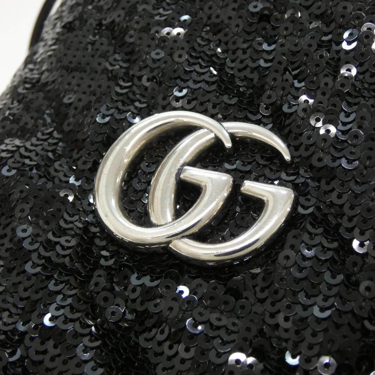 グッチ GGマーモント スパンコール ショルダーバッグ