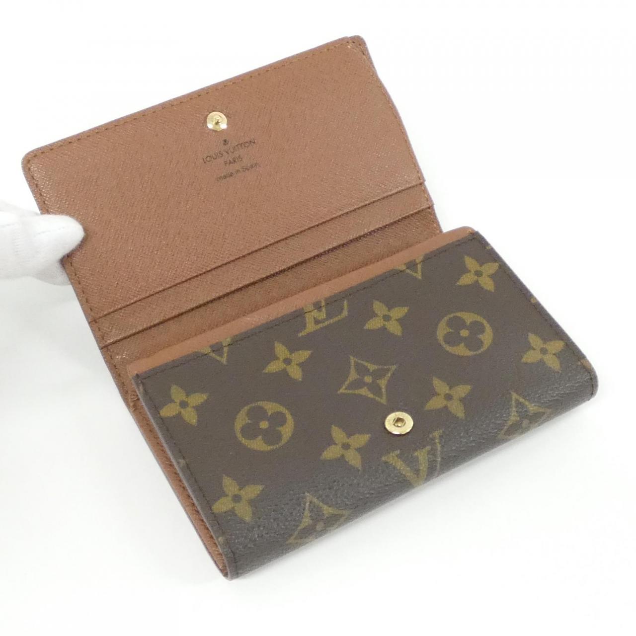 ルイヴィトン モノグラム 二つ折り財布