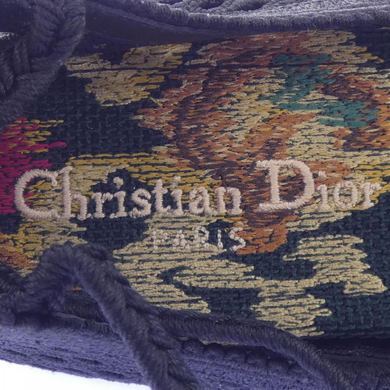 クリスチャンディオール DIOR POEME メッシュコットンフラットシューズ