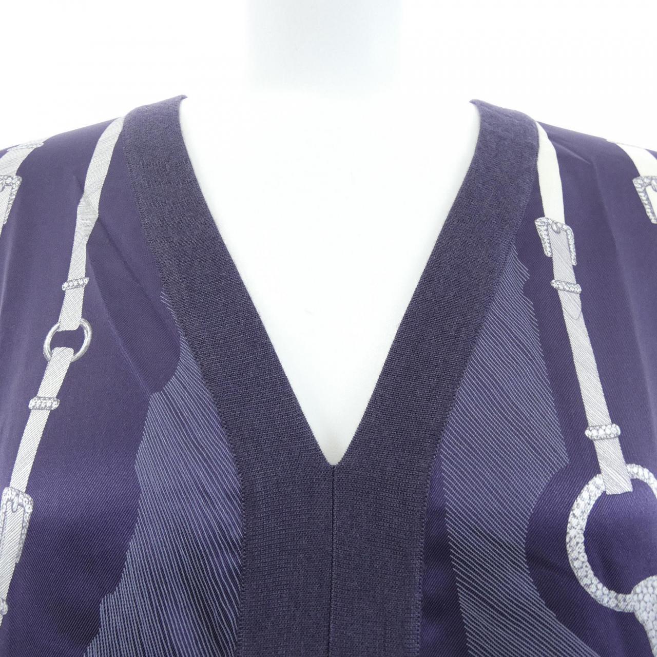 エルメス ツイルレーヌ シルクカシミヤトップス