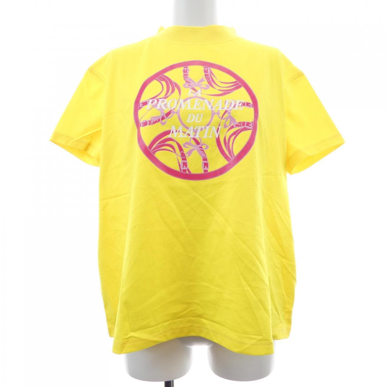 エルメス LA PROMENADE DU MATIN コットンTシャツ
