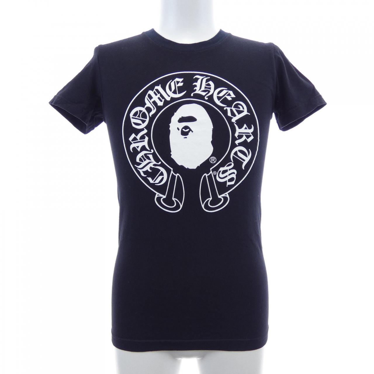 クロムハーツ A BATHING APE HORSE SHOE コットンTシャツ