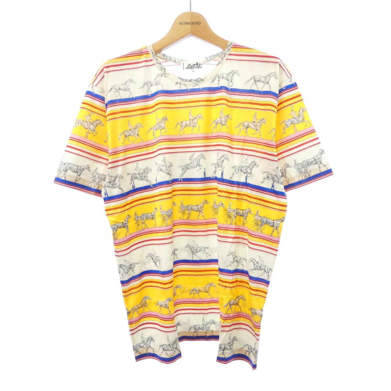 エルメス SEQUENCE コットン Tシャツ