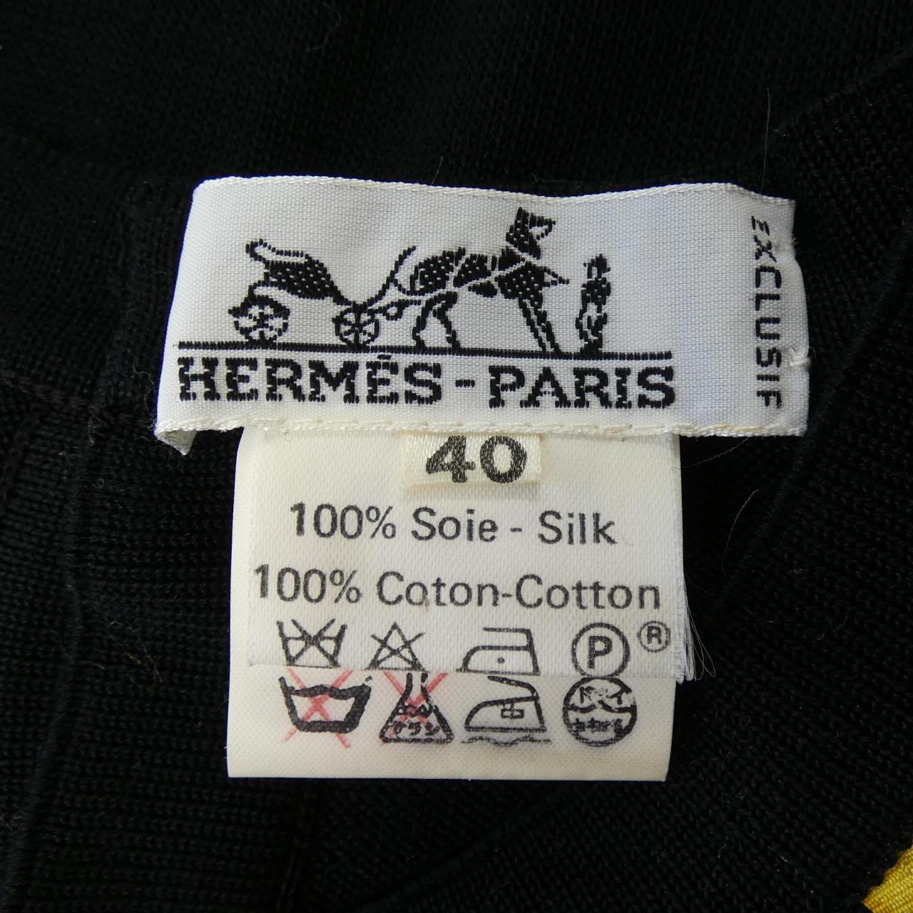 エルメス ツイルレーヌ シルクコットントップス