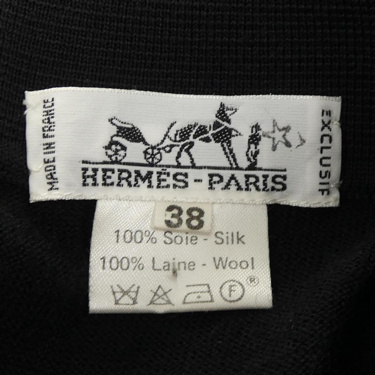 エルメス HENRY F SMITH SAILOR シルク ウール トップス