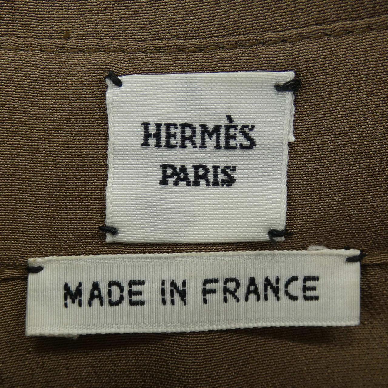 エルメス シルクワンピース