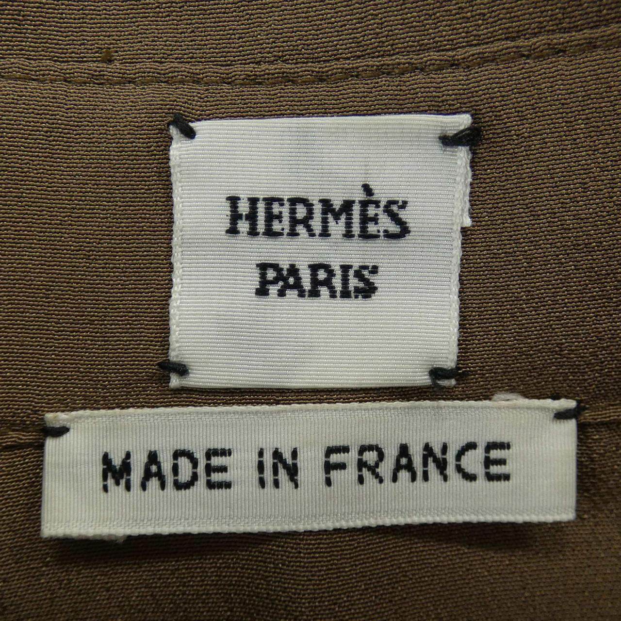 エルメス シルクワンピース