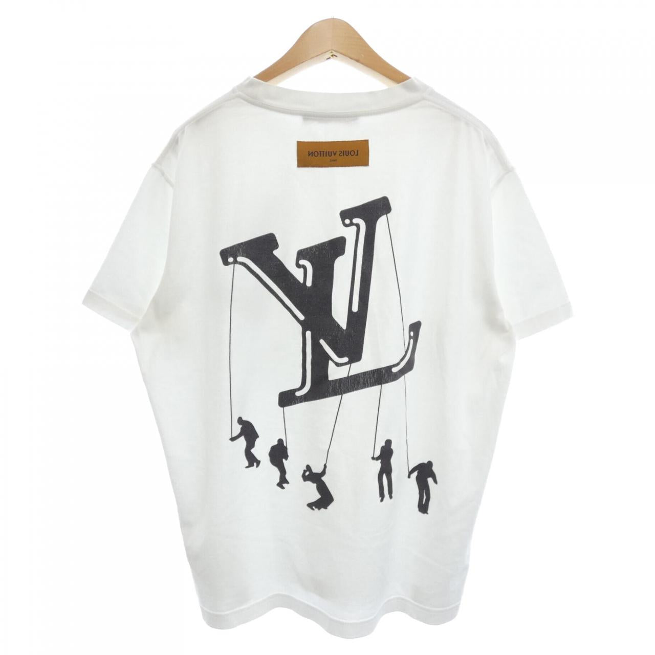 ルイヴィトン フローティングLVプリンテッド コットンTシャツ