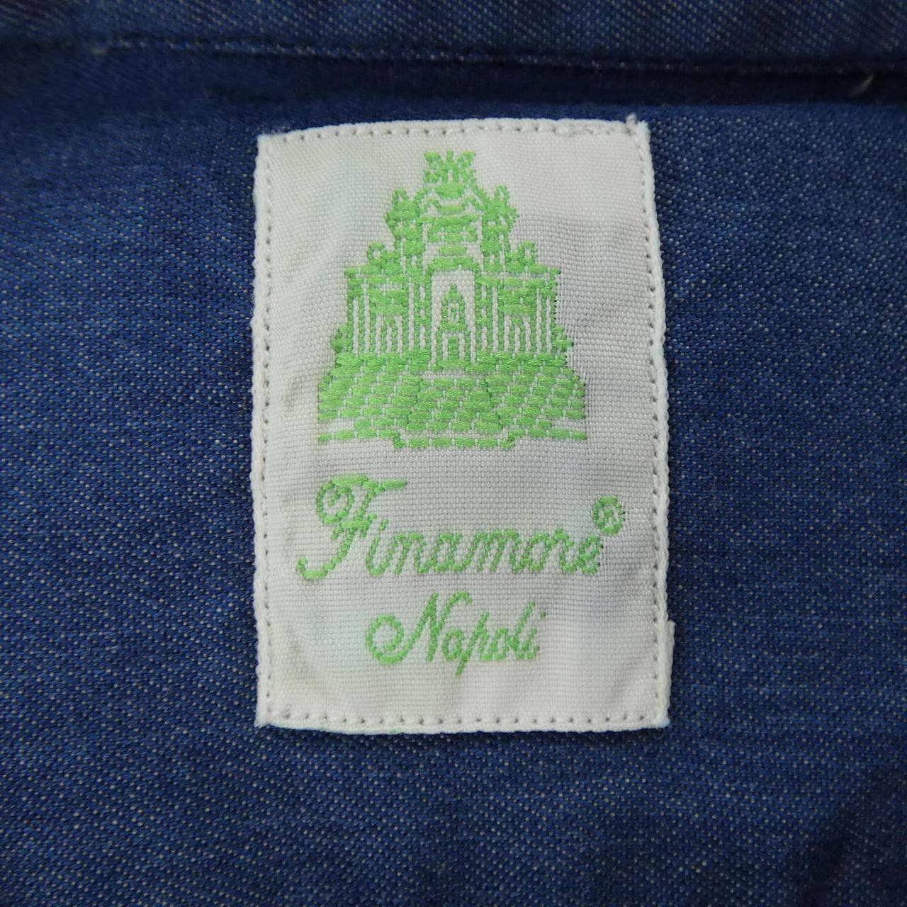 フィナモレ コットン半袖シャツ