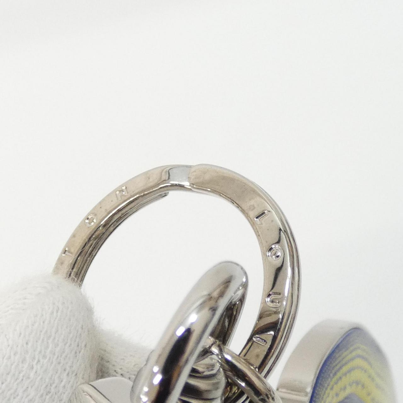 ルイヴィトン LV×YK ポルトクレ パンプキン カーフ キーリング 限定