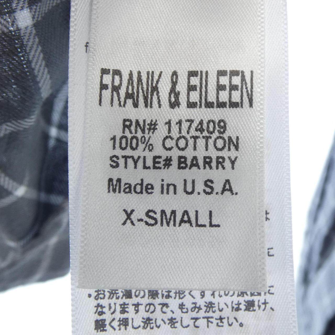 フランクアンドアイリーン チェックシャツ