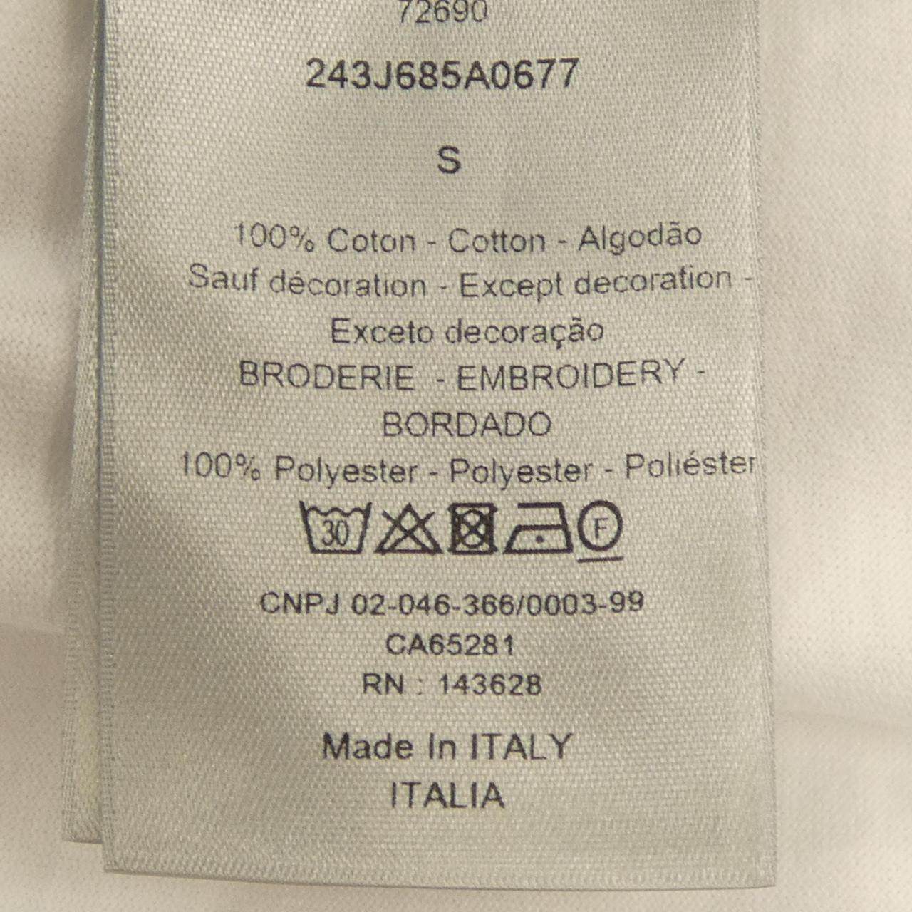 ディオール JARDIN コットンTシャツ