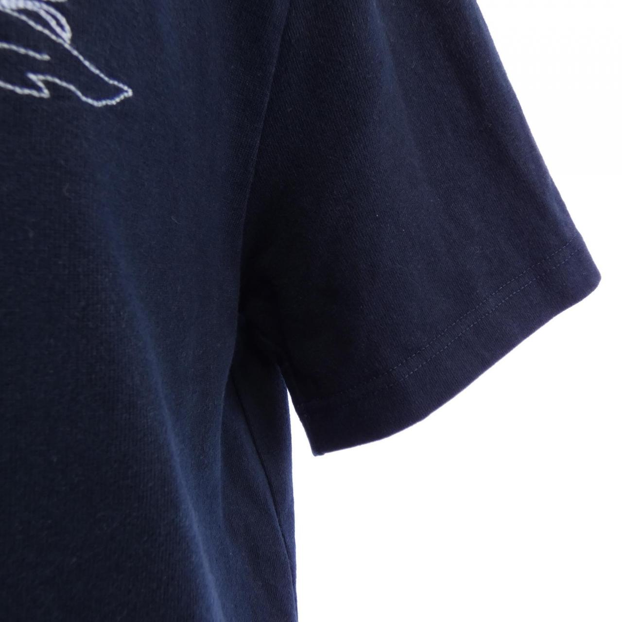 ルイヴィトン エンブロイダリーLVフラワー コットンTシャツ