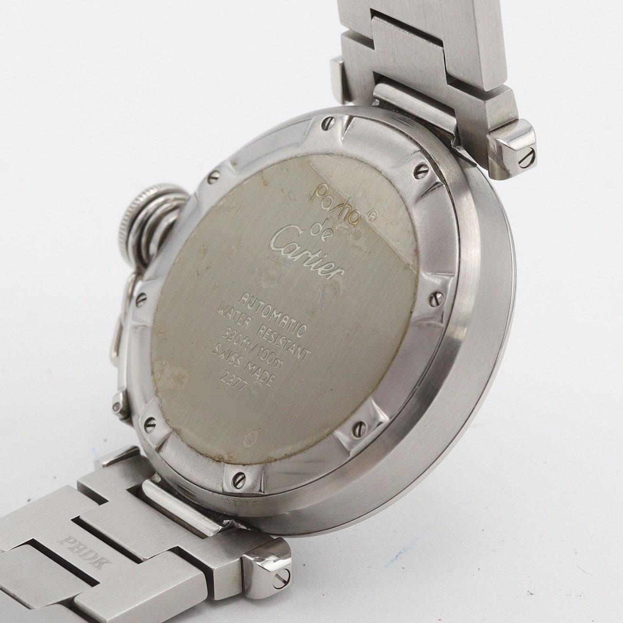 カルティエ パシャC GMT ステンレススチール 腕時計