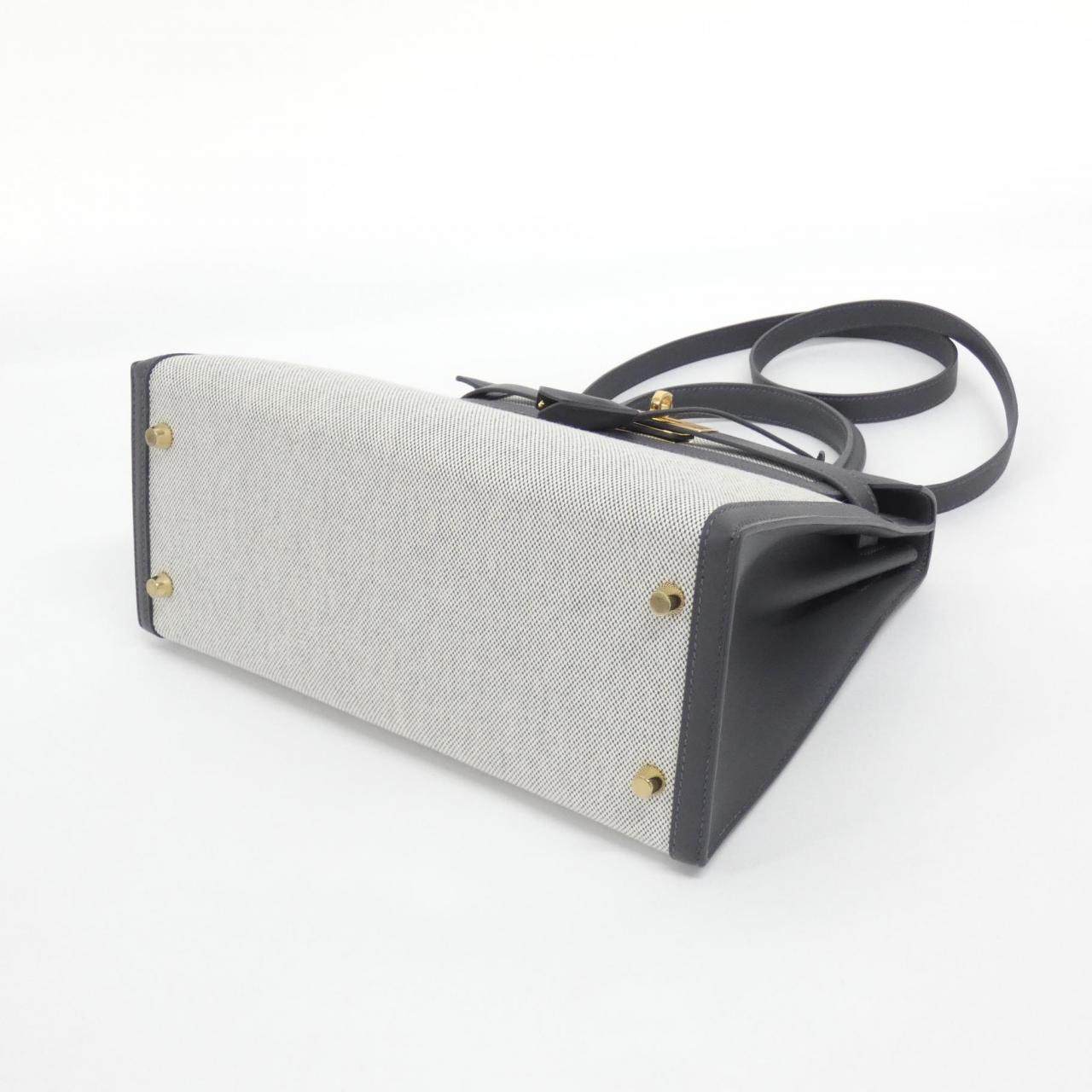 エルメス ケリー28 トワルアッシュ スイフト バッグ