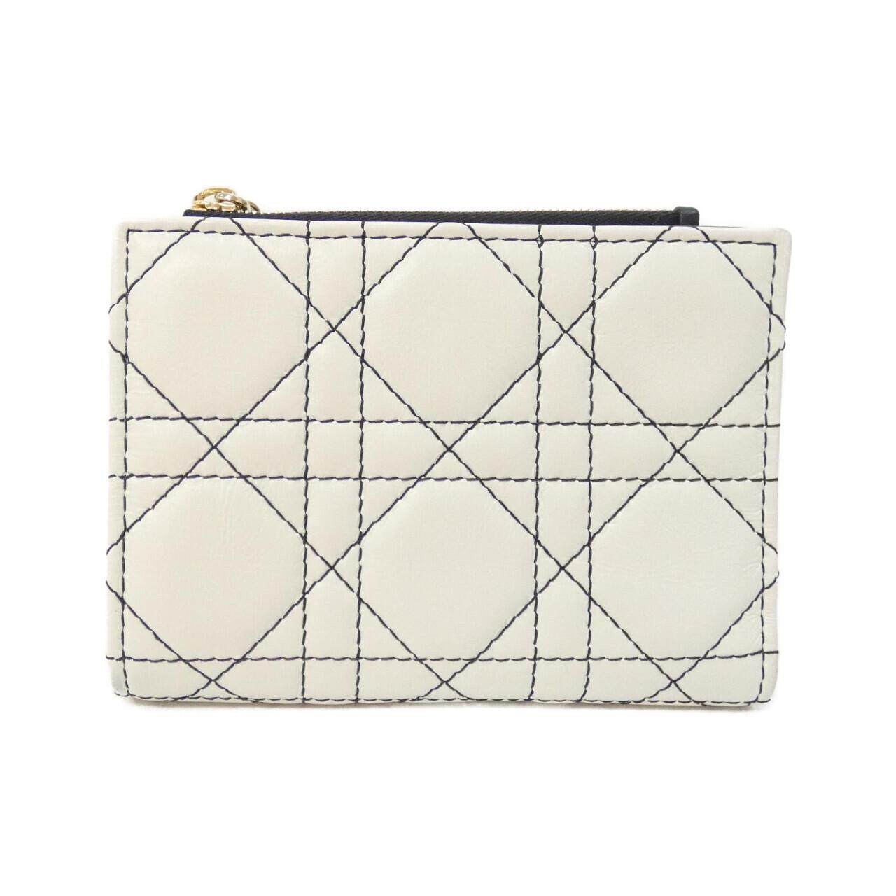 クリスチャンディオール LADY DIOR DAHLIA ラムスキン財布 日本限定
