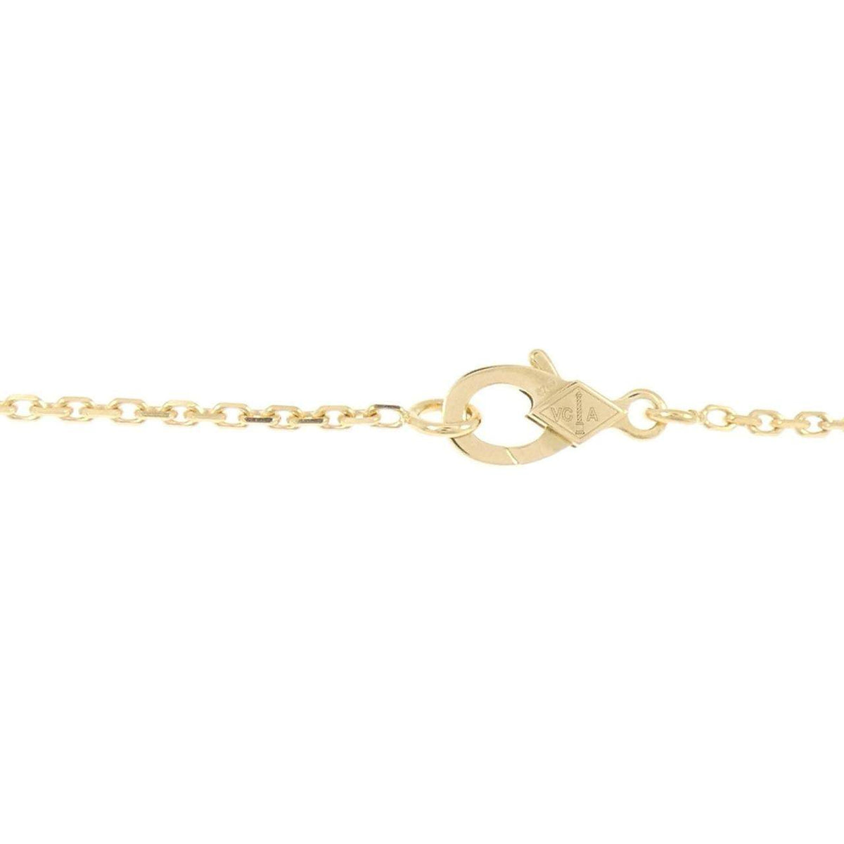ヴァンクリーフアンドアーペル ヴィンテージアルハンブラ オニキス Au750 ネックレス