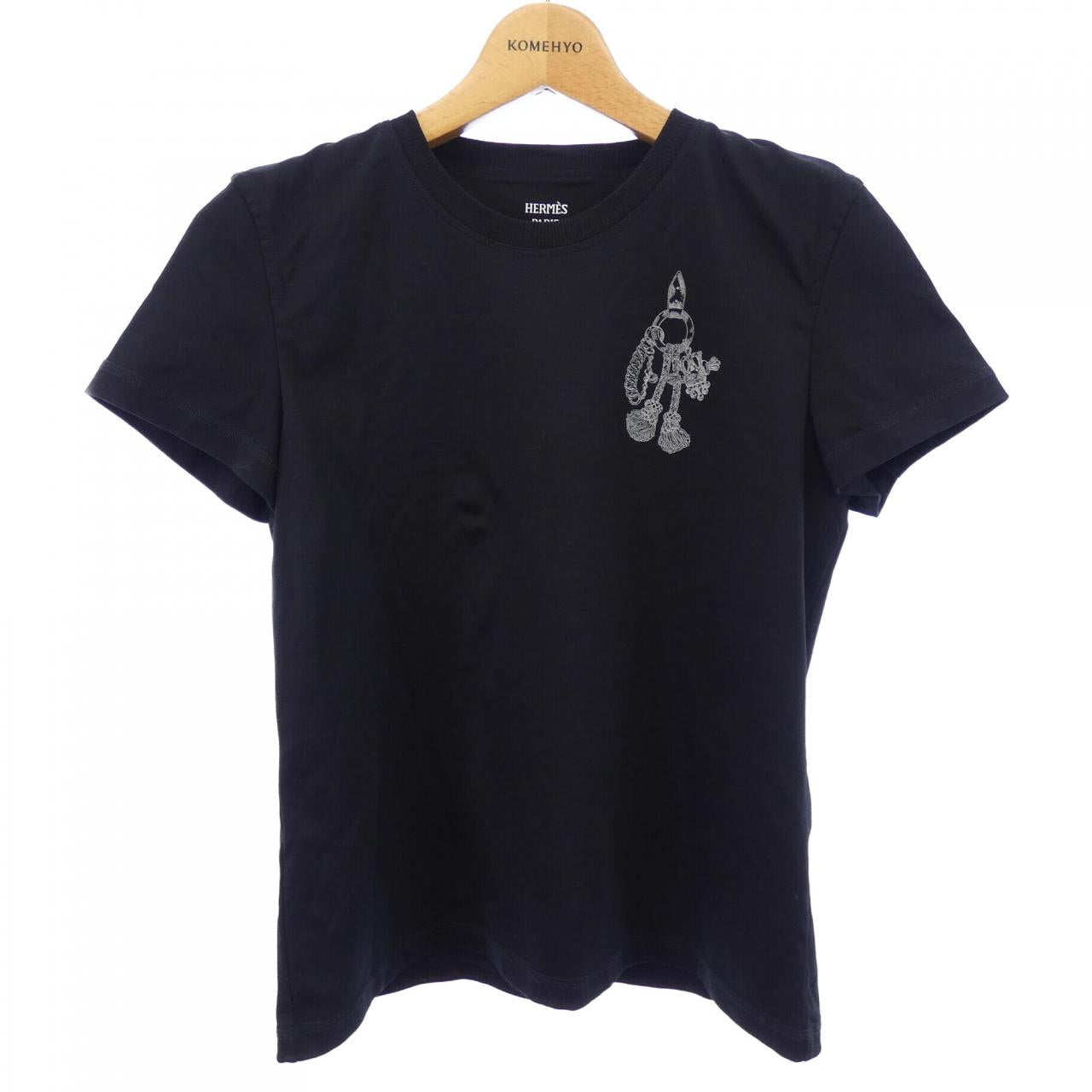 エルメス カルトゥッシュパルフロワ コットンTシャツ