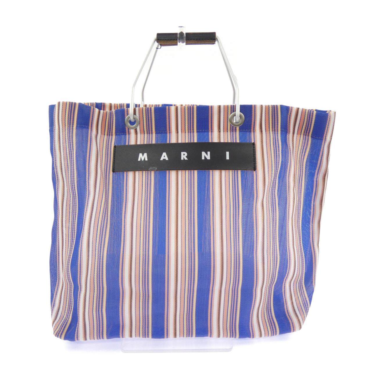 マルニ MARNI MARKETストライプバッグ