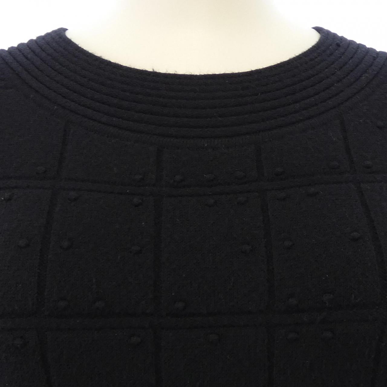 シャネル カシミヤ混ワンピース