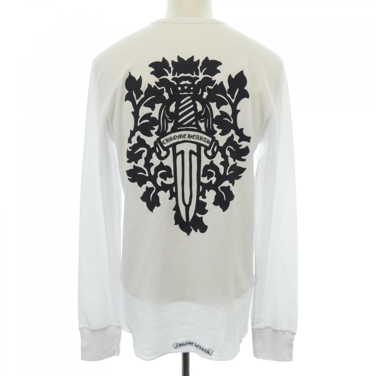 クロムハーツ LS THERMAL VINE DAGGER コットン長袖Tシャツ