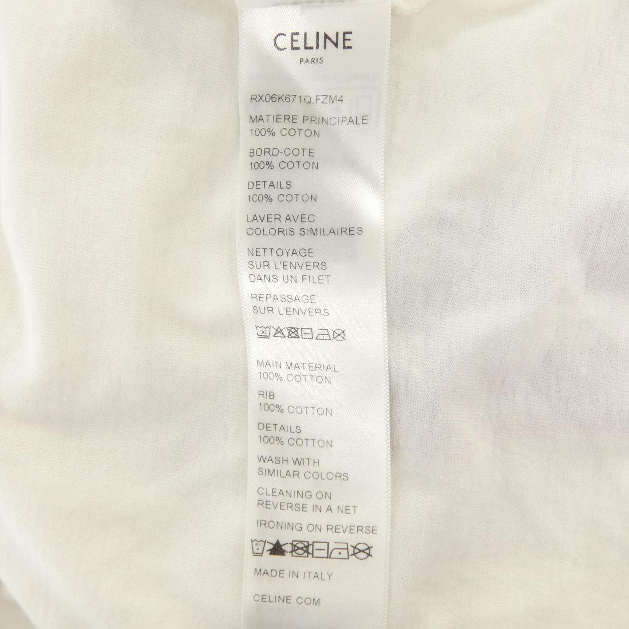 セリーヌ コットンTシャツ