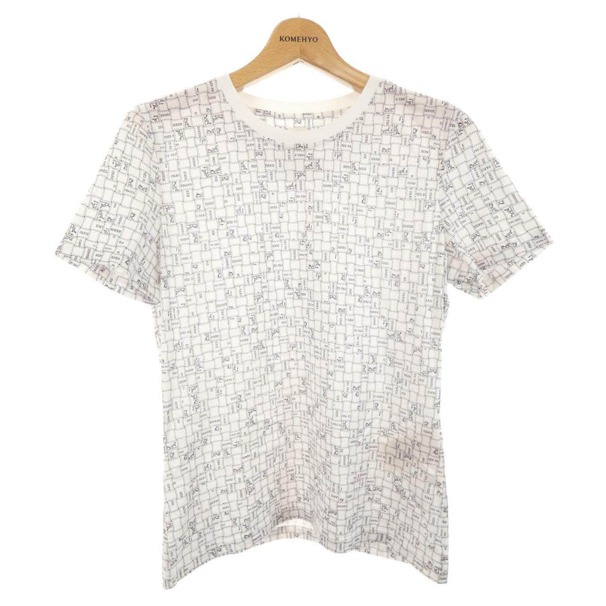 エルメス ボルデュックオーカレ コットンTシャツ