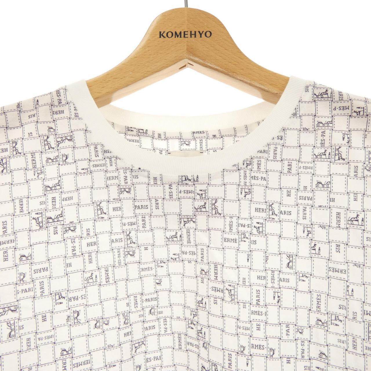 エルメス ボルデュックオーカレ コットンTシャツ