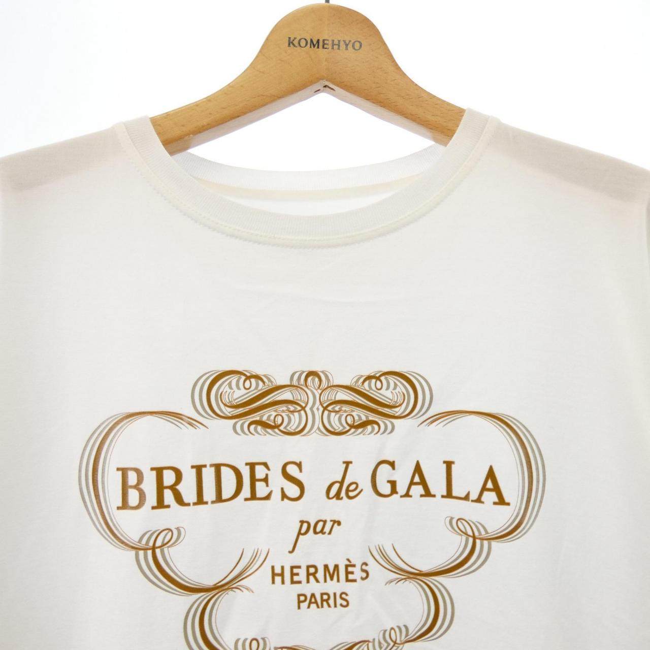 エルメス BRIDES DE GALA コットンTシャツ