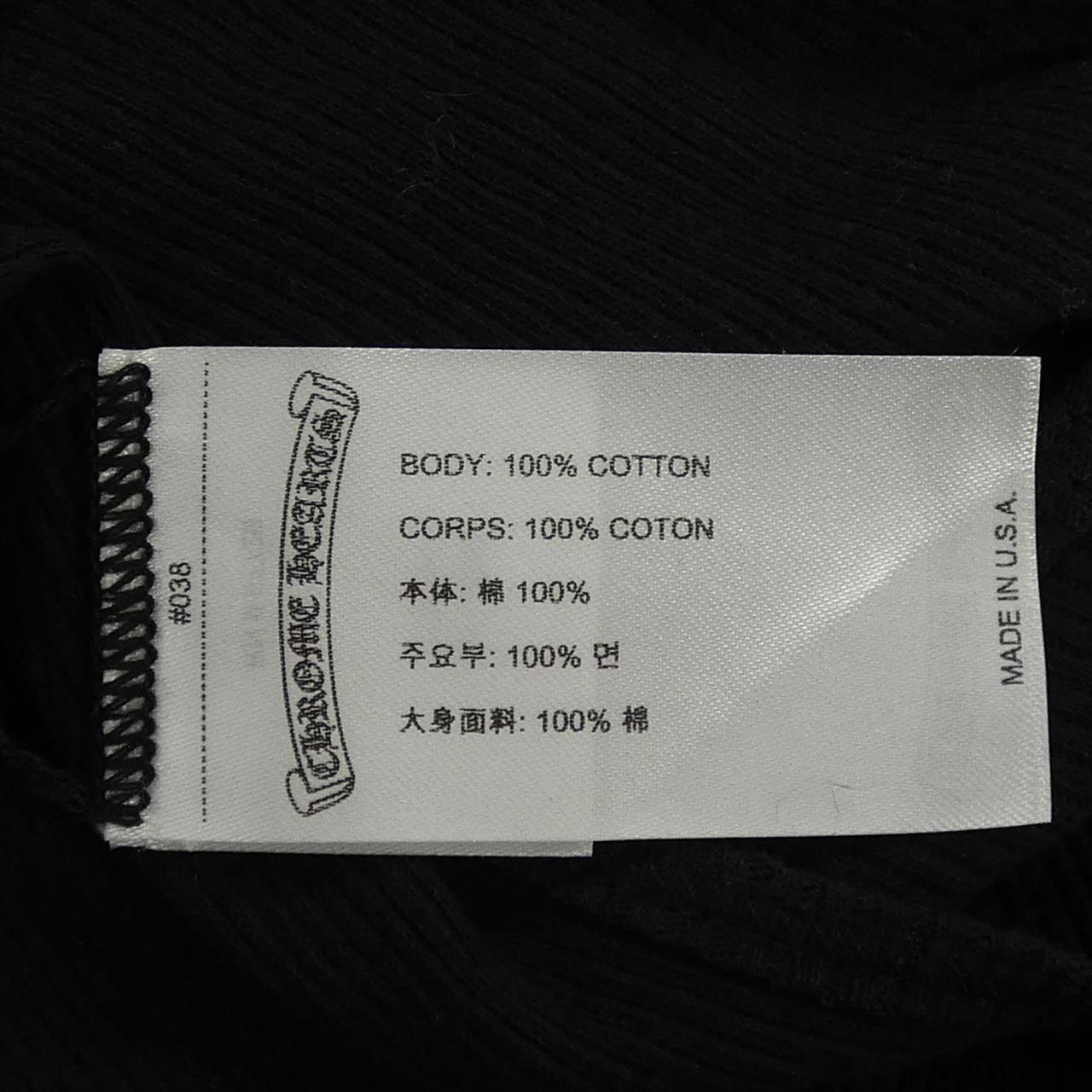 クロムハーツ T BAR CROSS コットンタンクトップ