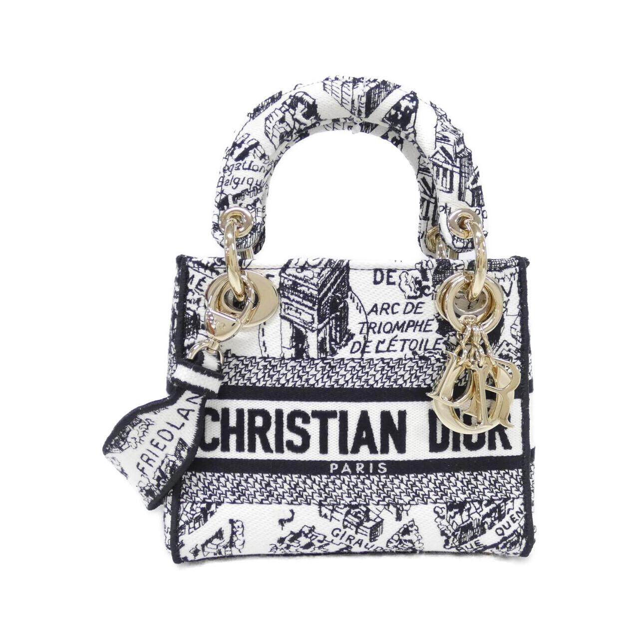 クリスチャンディオール PLAN DE PARIS レディ D-LITE キャンバス バッグ