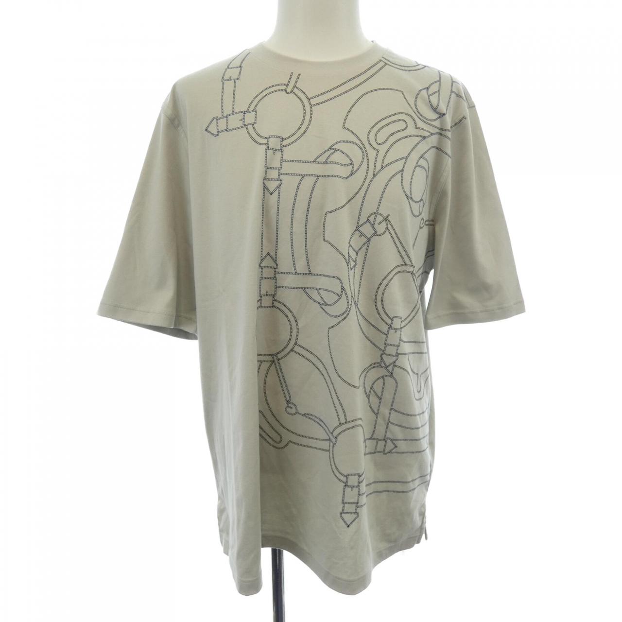 エルメス エポールドールモザイク コットン Tシャツ