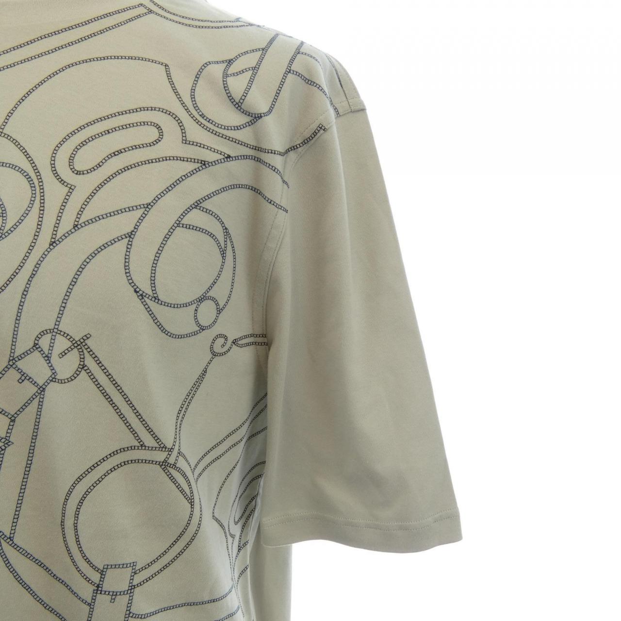 エルメス エポールドールモザイク コットン Tシャツ