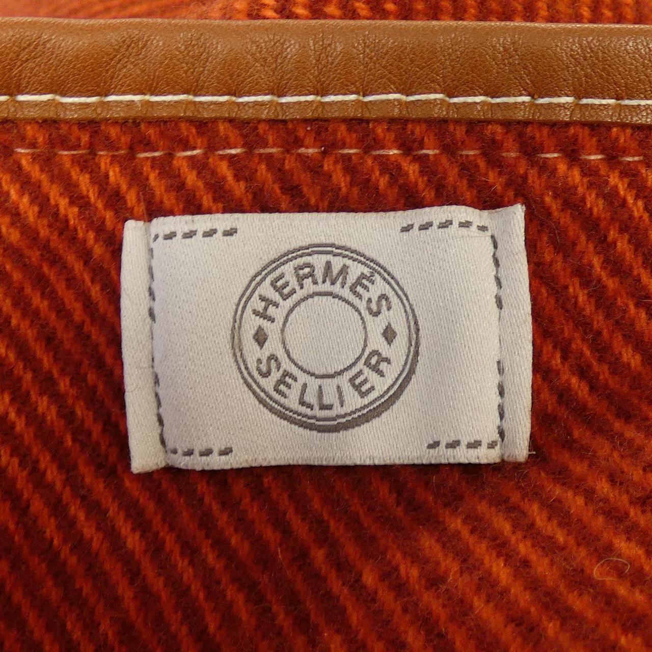 エルメス ロカバール HERMES SELLIER カシミヤ混 ケープ